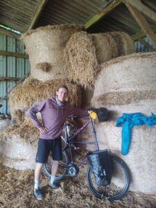 Oscar et son Tall bike