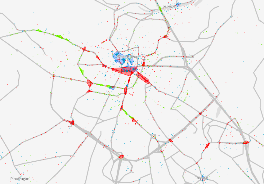 carte des lieux à traiter en priorité